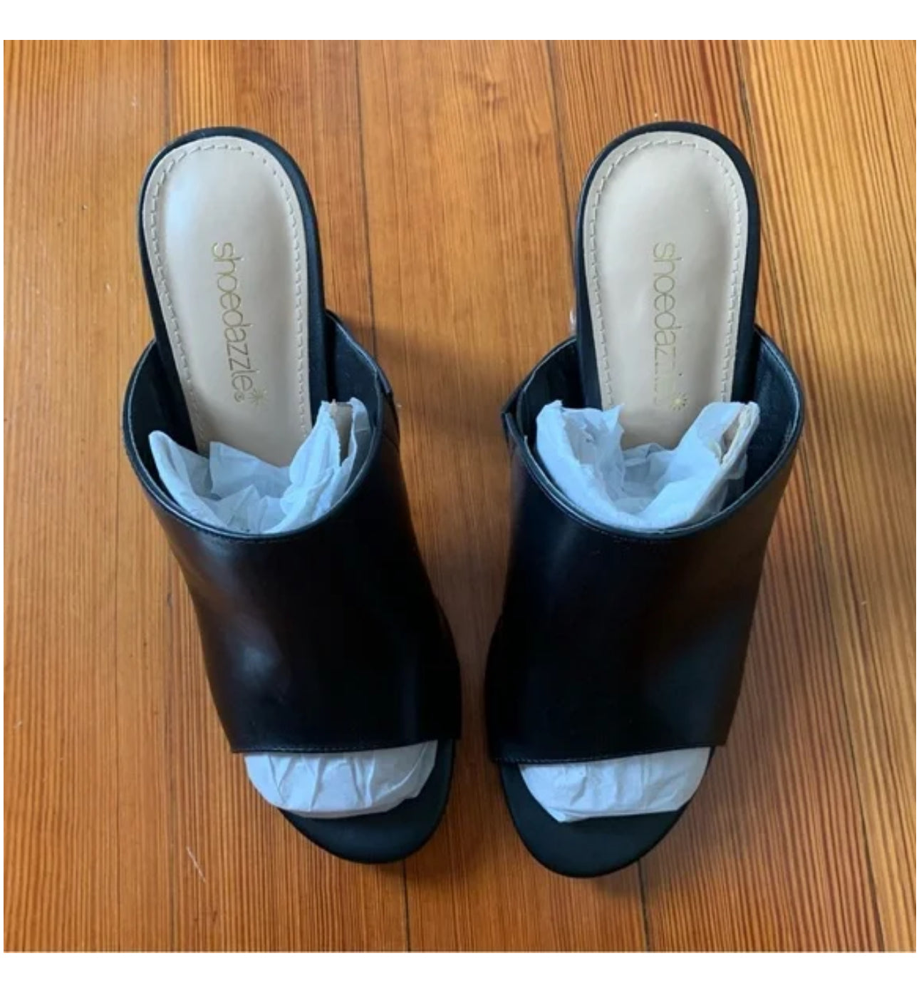 SHOE DAZZLE NEPHELE CLEAR HEELED SANDAL