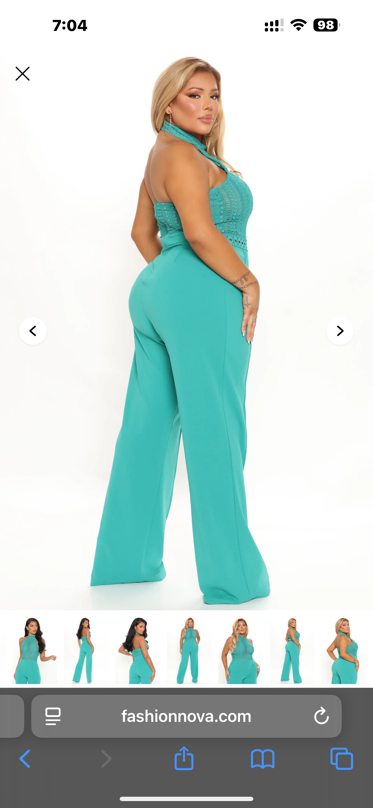 Fashion nova Believe In Me Jumpsuit - Emerald
