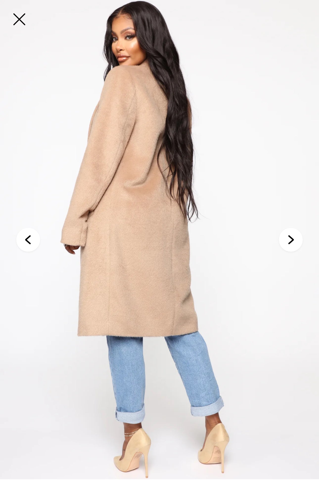 Fashion Nova It's A Long Story Coat