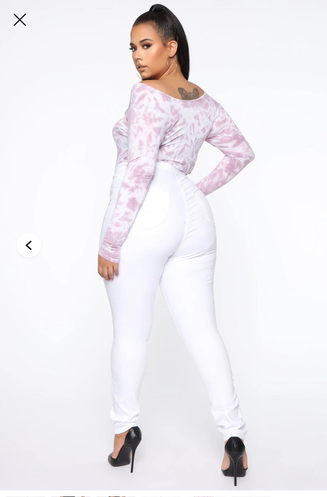 Fashion Nova Super High Waist Denim Skinnies - White
Size: 15