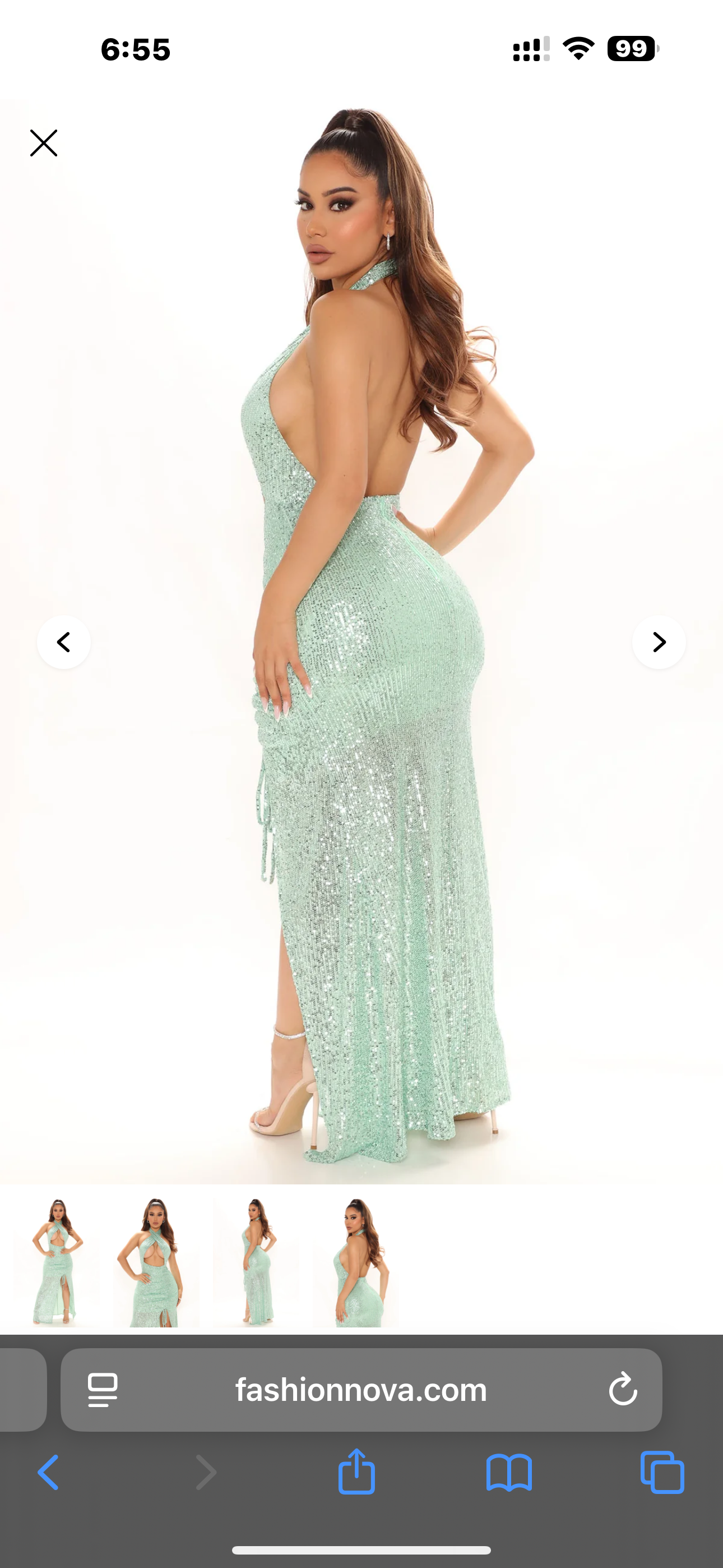 Fashion Nova Successful Toast Sequin Maxi Dress - Sage