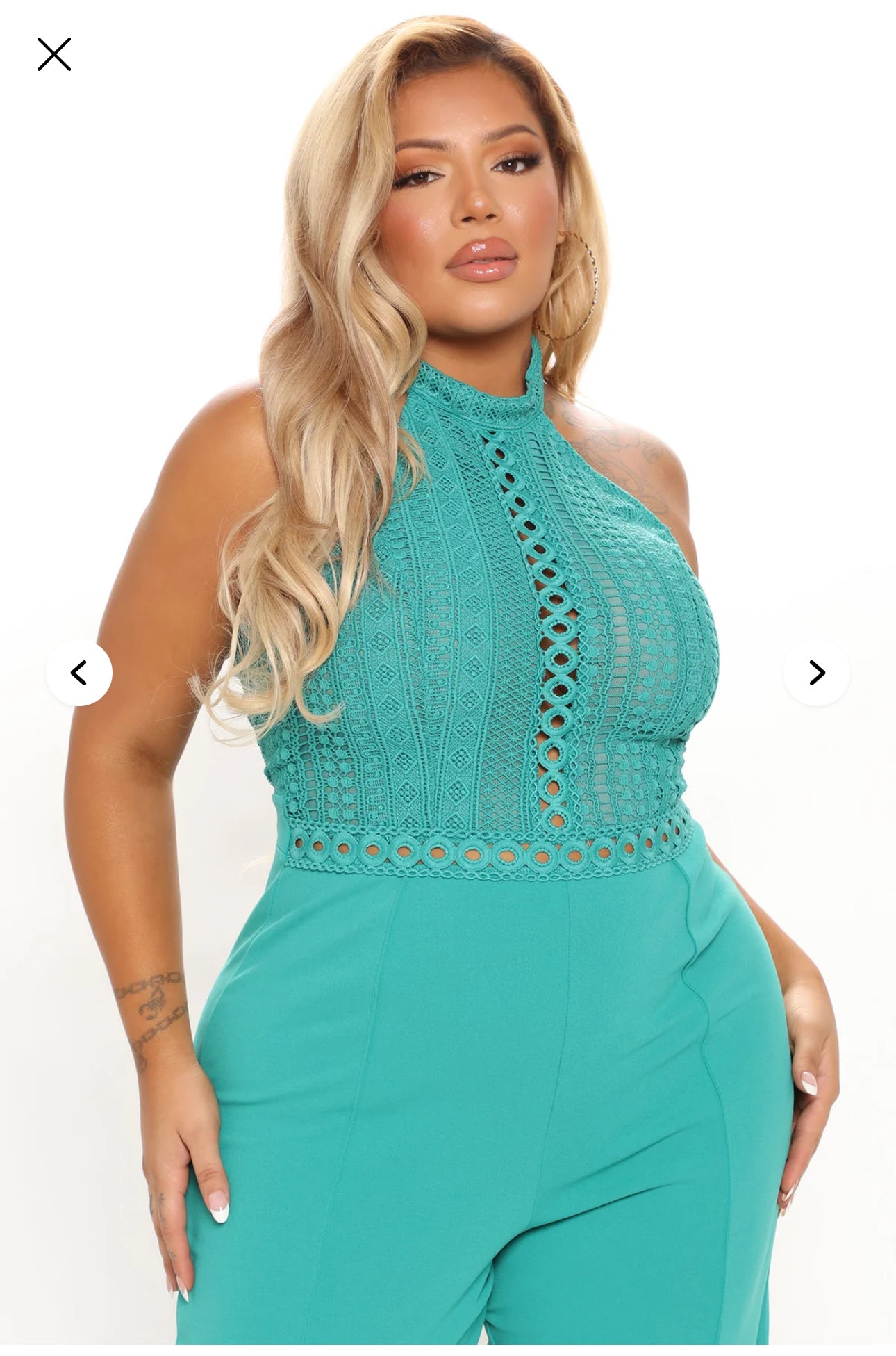 Fashion nova Believe In Me Jumpsuit - Emerald