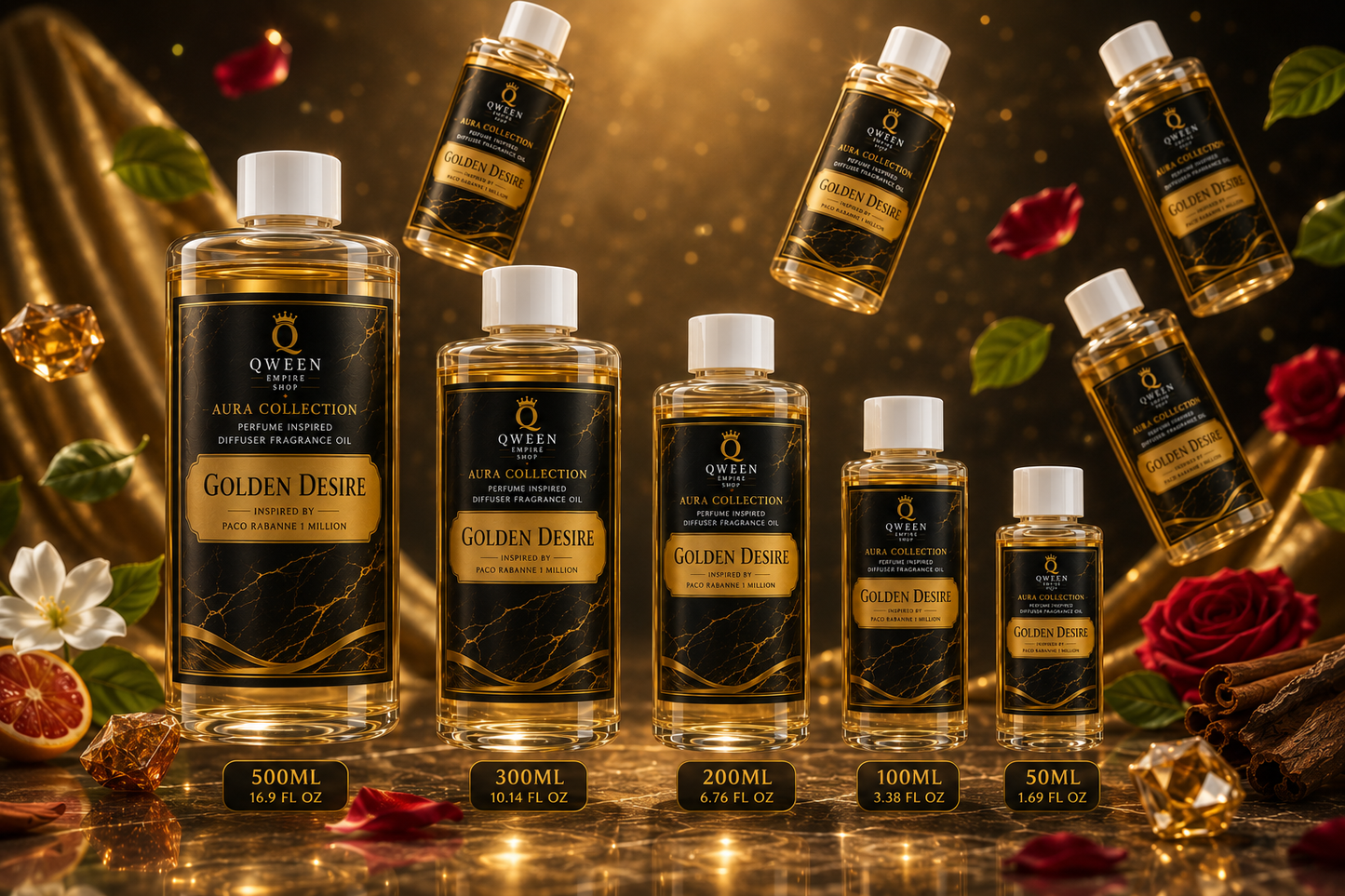 Golden Desire - Inspired by Paco Rabanne 1 Million Perfume