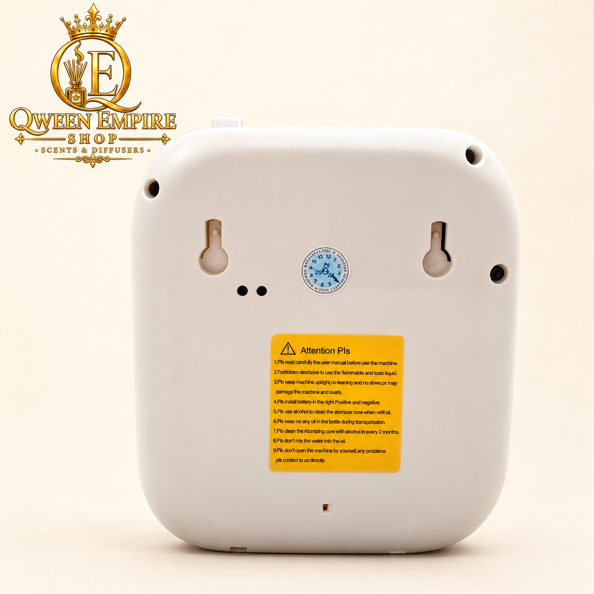 Bluetooth App-Controlled 
Wall Mounted Fragrance Oil Diffuser
