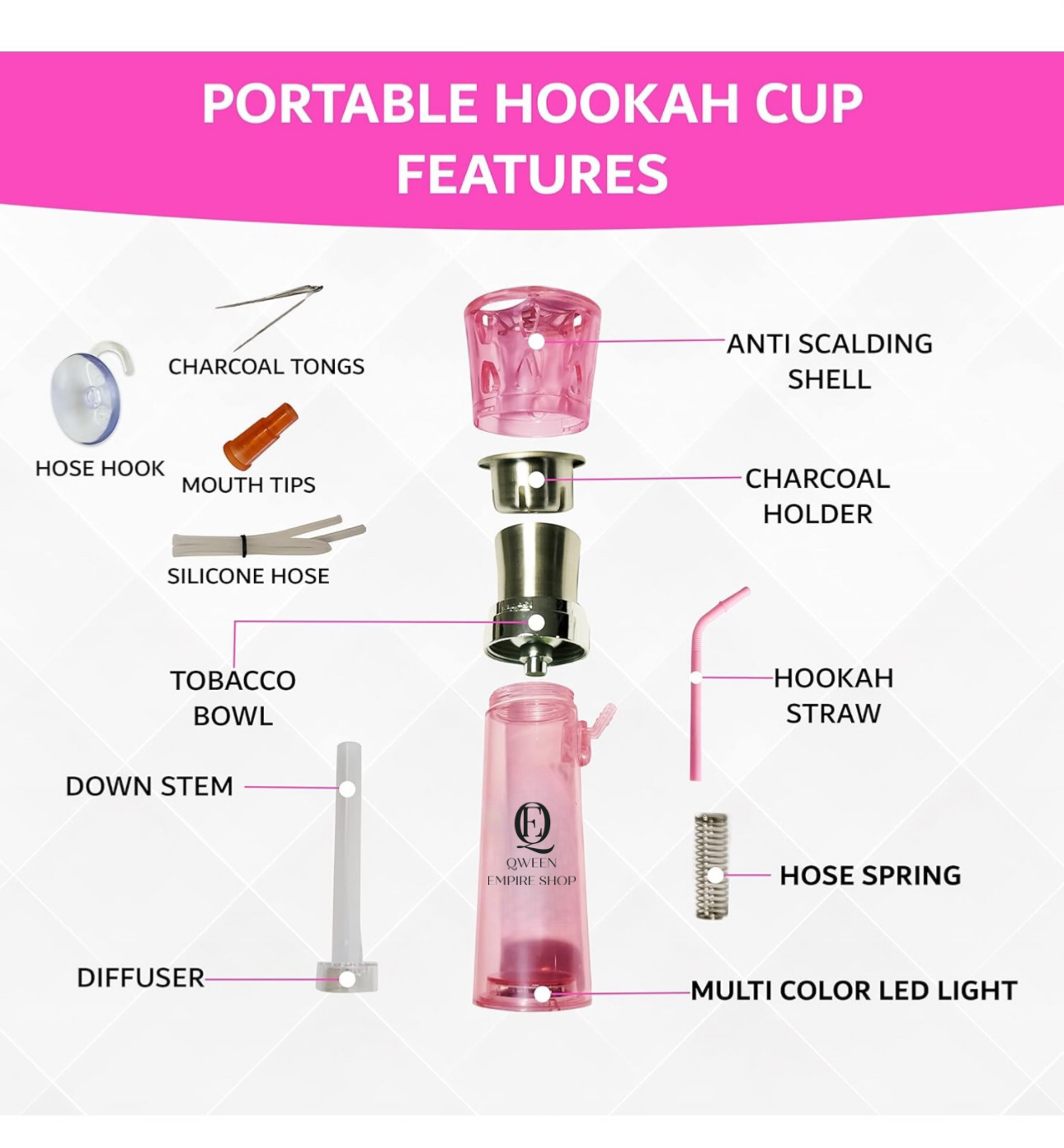 MINI PORTABLE HOOKAH SET