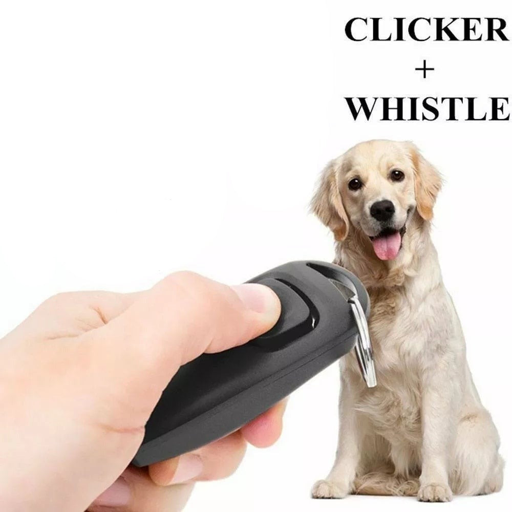 "Enhance Pet Training with our 2-in-1 Whistle and Clicker Combo"